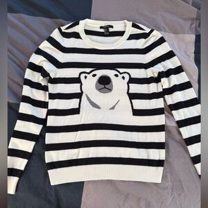 🟢 Forever 21 sizes large knit polar bear sweater. 🟢